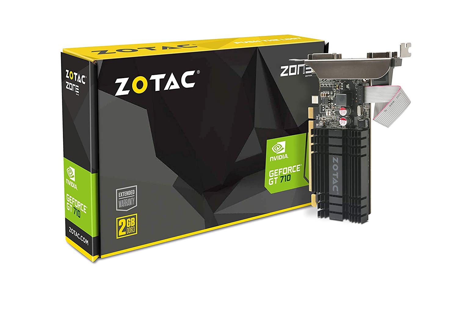 ZOTAC GeForce GT 710 2GB DDR3 Zone Edition Graphics Card graphics card under 5000 - ur computer technics