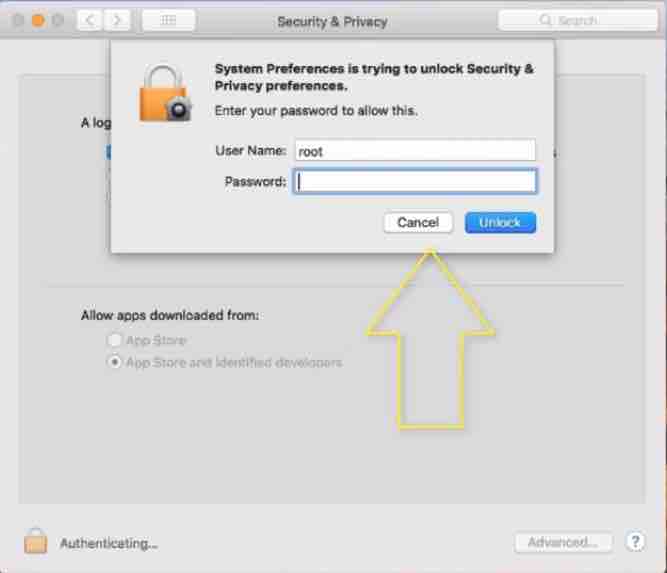 how to log into imac without password