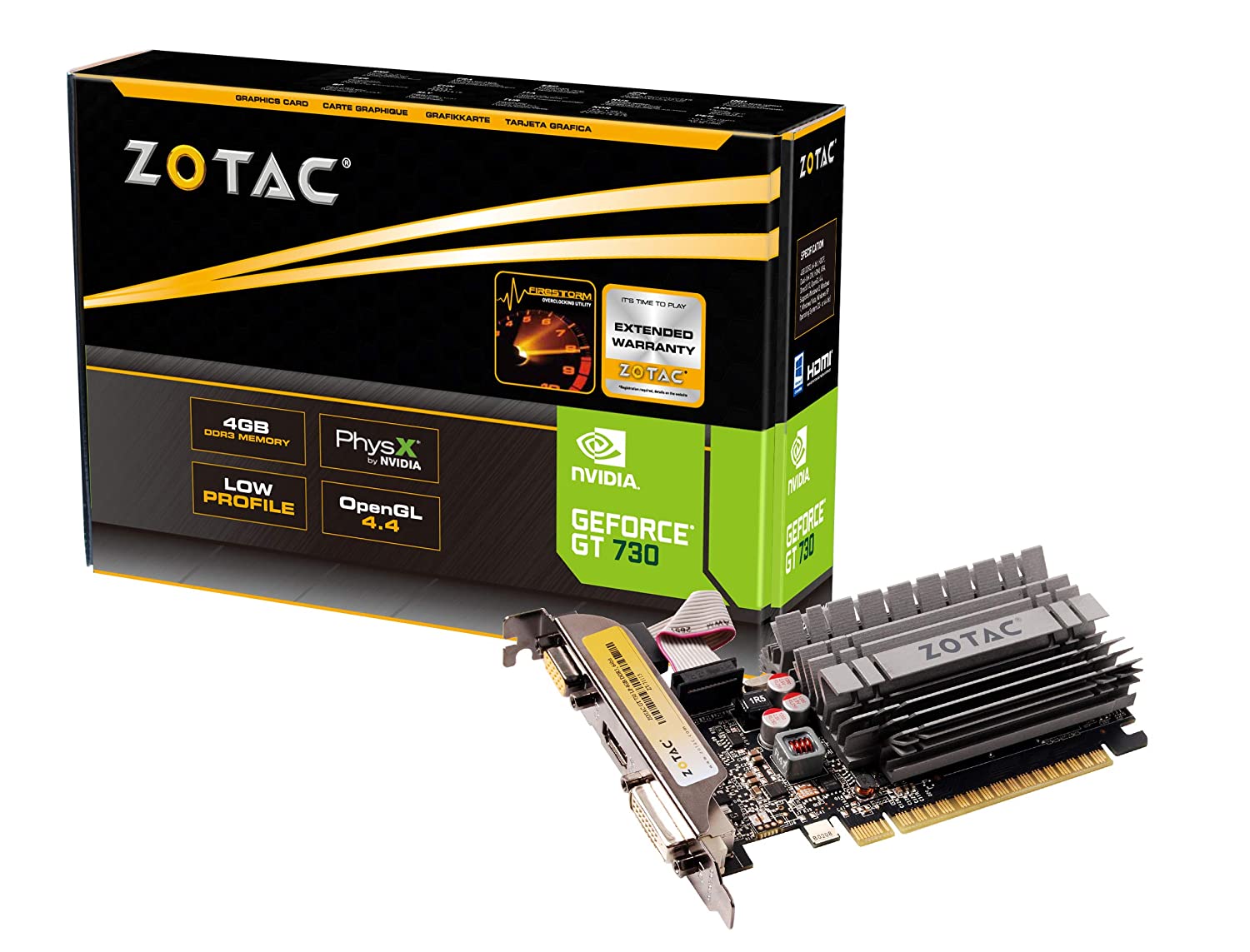 Zotac GeForce GT 730 4GB graphics card under 5000 - ur computer technics